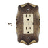 Vintage Amerock Carriage House GFI GFCI Outlet Plate Antique English 9081GFI-AE