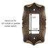 Vintage Amerock Carriage House GFI GFCI Outlet Plate Antique English 9081GFI-AE