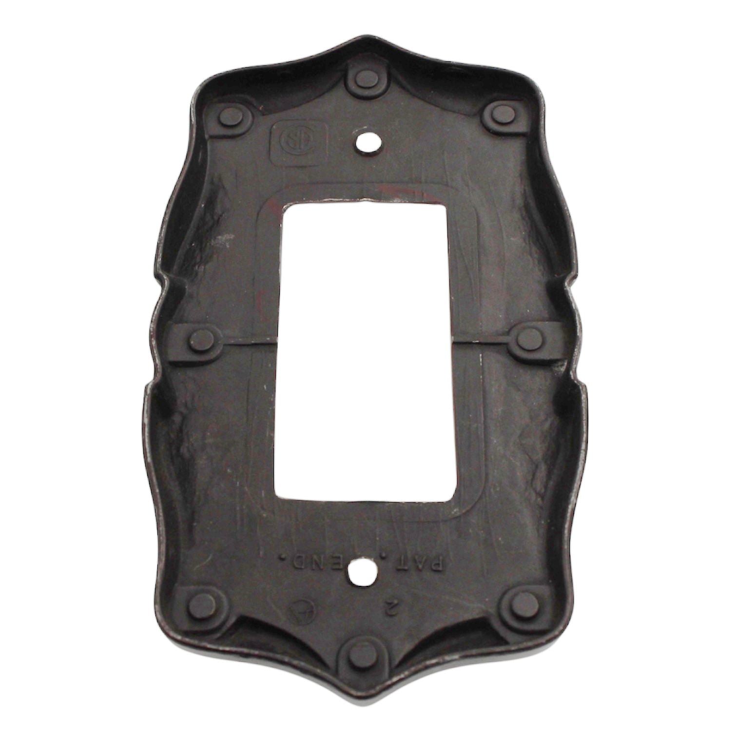 Vintage Amerock Carriage House GFI GFCI Outlet Plate Antique Silver 9081GFI-AS