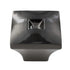 Jeffrey Alexander Modena Square Dimple 1" Square Knob Satin Black Nickel 910