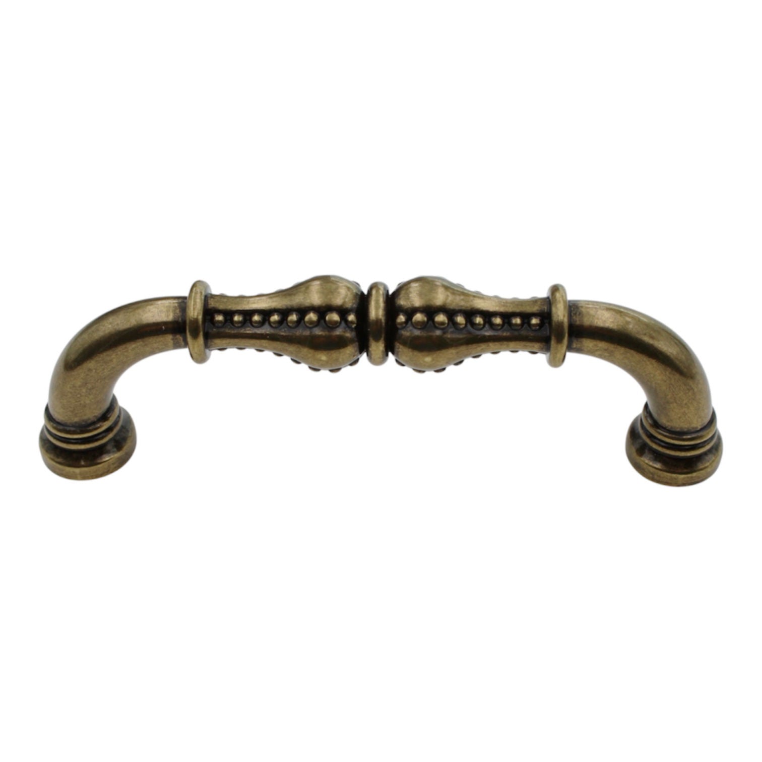 Jeffrey Alexander Prestige 96mm CTC Pull Lightly Distressed Antique Brass 918-96