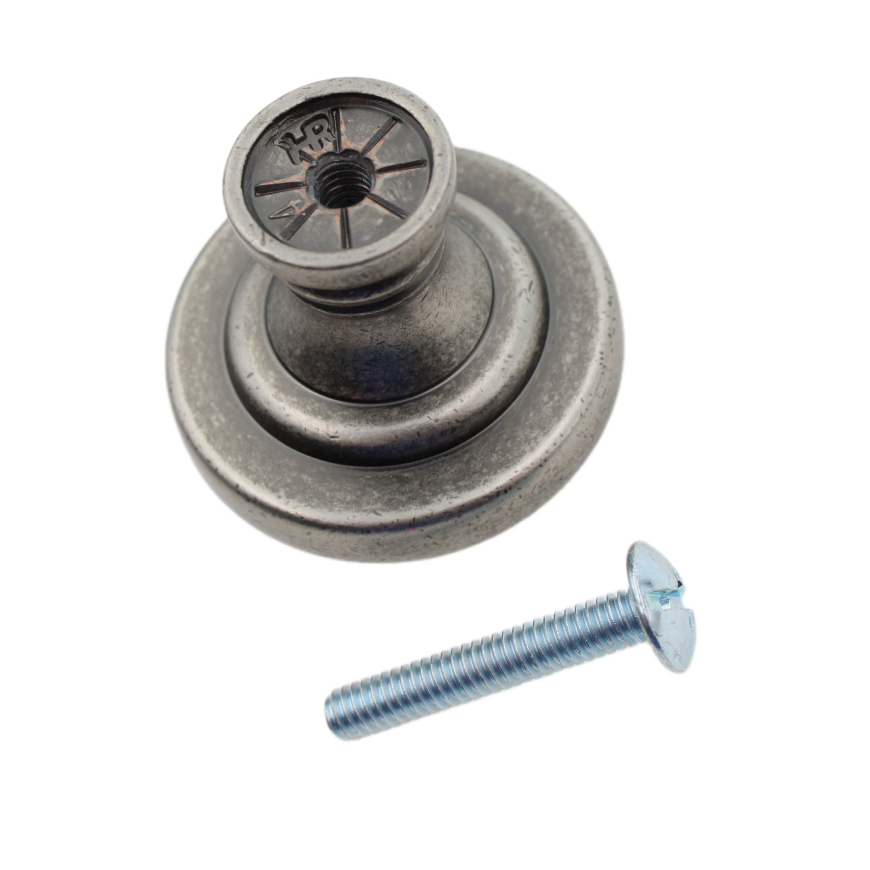 Jeffrey Alexander Prestige 1 3/8" Cabinet Knob Distressed Pewter 918DP