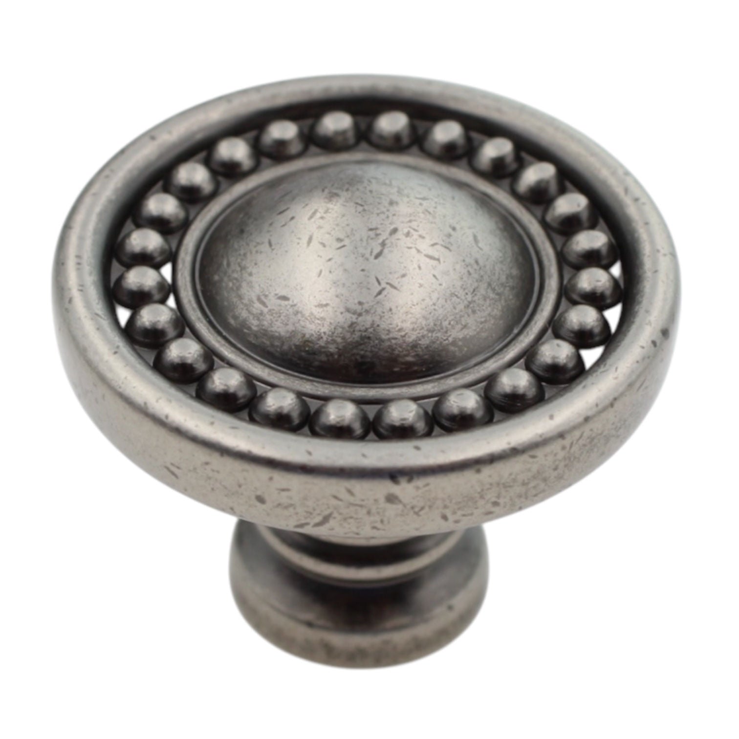 Jeffrey Alexander Prestige 1 3/8" Cabinet Knob Distressed Pewter 918DP