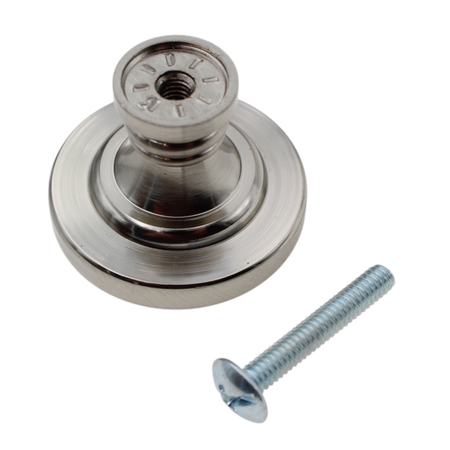 Jeffrey Alexander Prestige 1 3/8" Cabinet Knob Satin Nickel 918SN