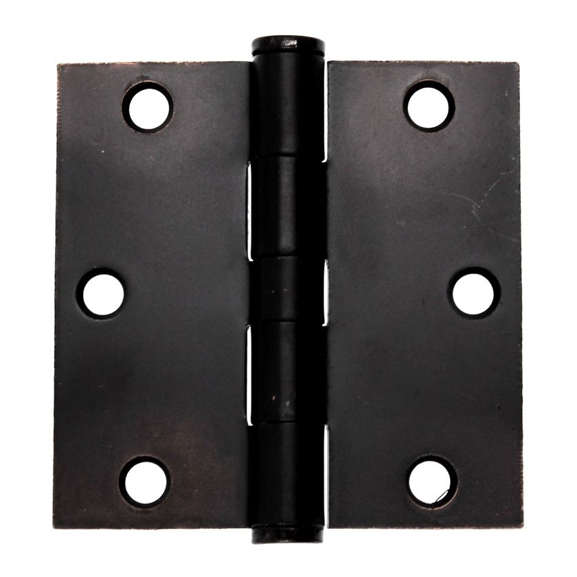 Emtek 3 1/2" Door Hinge Square Corner Heavy Duty Bronze 9201310B Set of 3