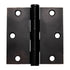 Emtek 3 1/2" Door Hinge Square Corner Heavy Duty Bronze 9201310B Set of 3