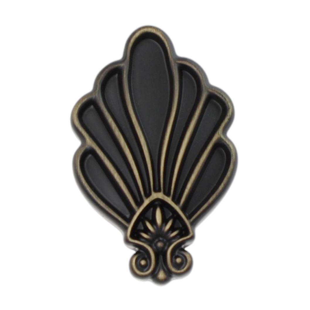 Jeffrey Alexander Montclair Flower 2" Novelty Knob Antique Brush Satin Brass 935