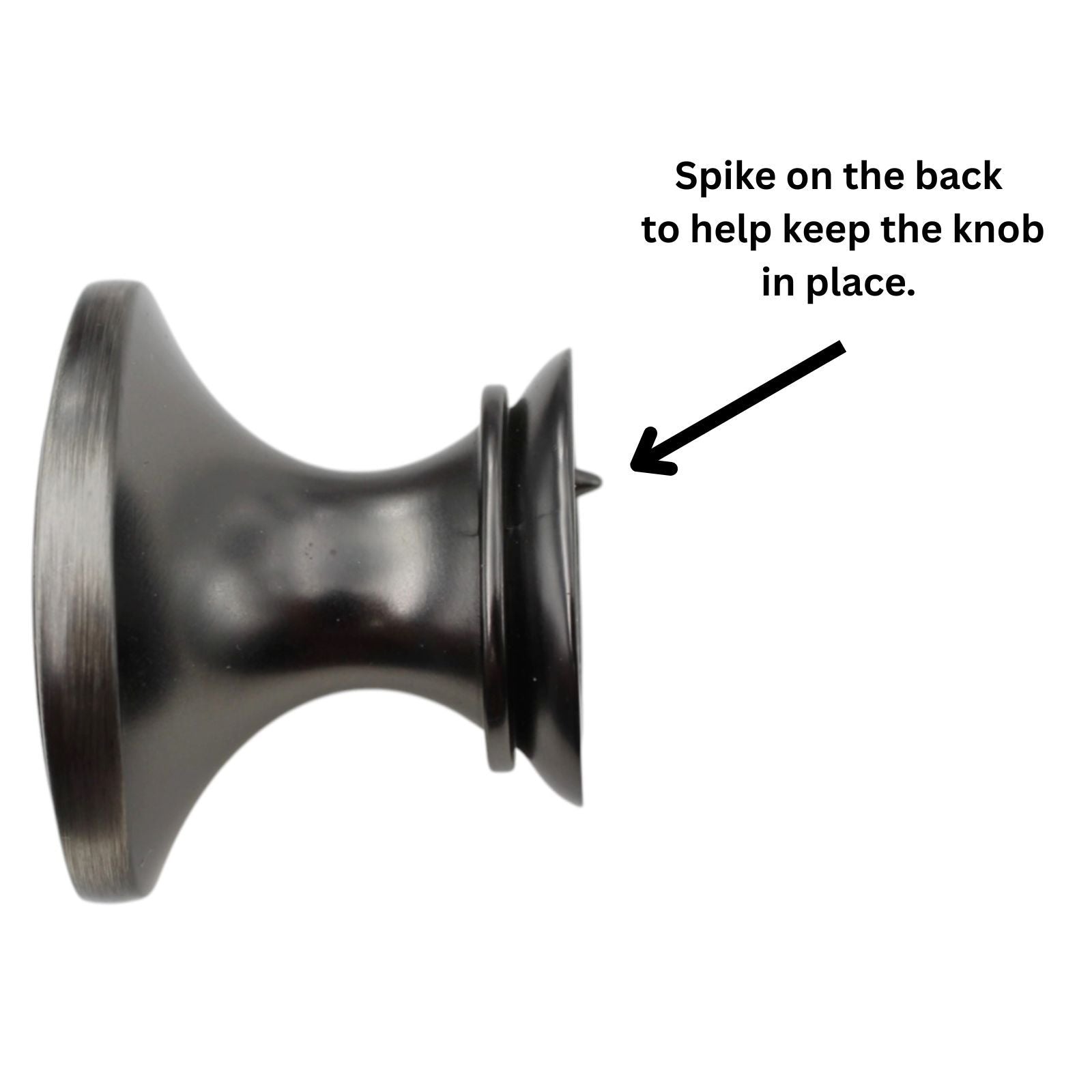 Jeffrey Alexander Bienville 1 5/16" Cabinet Knob Brushed Pewter 959-BNBDL