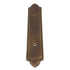 Period Brass Special Dover Antique Solid Brass 3" Ctr Handle Backplate A110