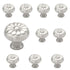 10 Pack Belwith Keeler Sechel 1 1/4" Satin Nickel Round Solid Brass Cabinet Knob A416