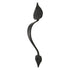 Acorn Mfg Forged Iron Heart Door Pull Light Weight 6 11/16" Ctr. Black APEBP