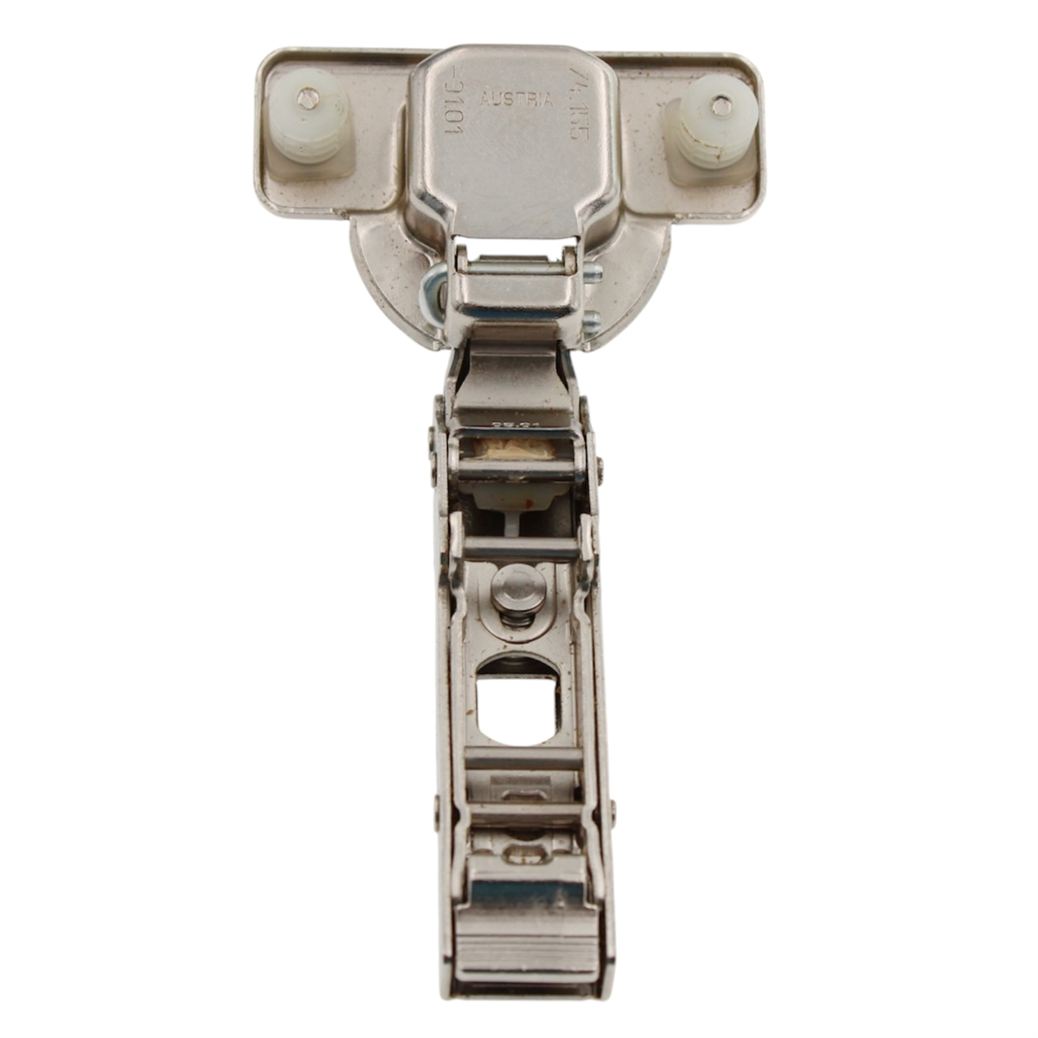 Blum Clip Top Straight Arm Overlay Cabinet Hinge 107 Deg. Press-In B075T1580