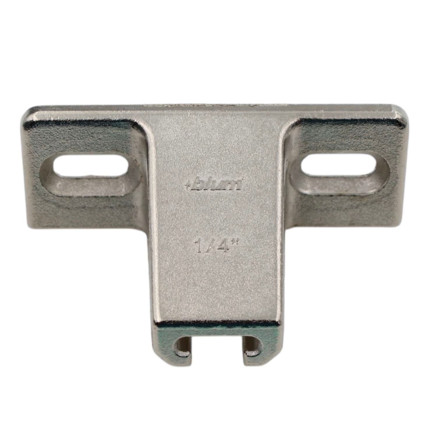 Blum 1/4" Overlay Compact 33 Hinge Edge Mounting Plate Face Frame B130.1100.24