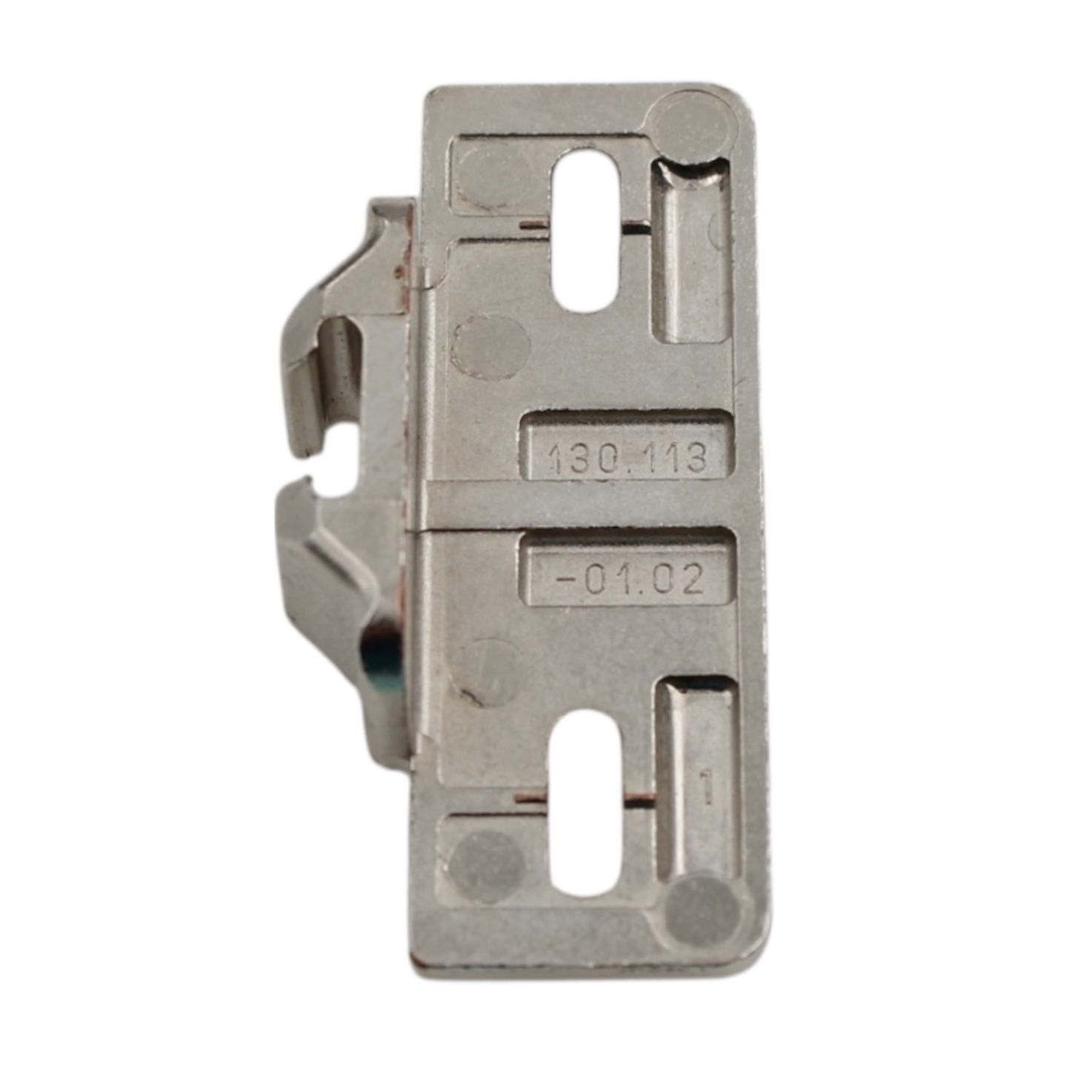 Blum 1 1/4" Overlay Compact 33 Hinge Edge Mounting Plate Face Frame B130.1130.02