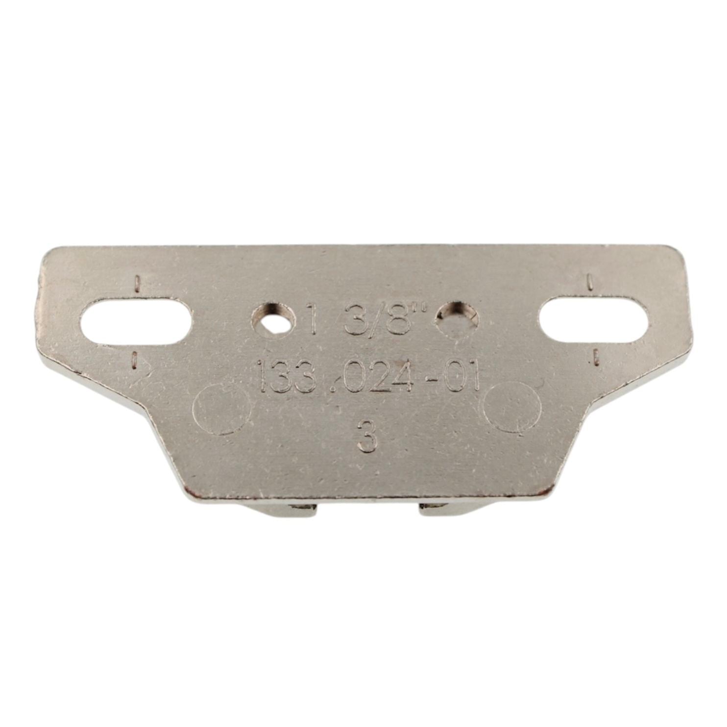 Blum 1 3/8" Overlay Compact 33 Hinge Face Frame Mounting Plate B133.0240NI