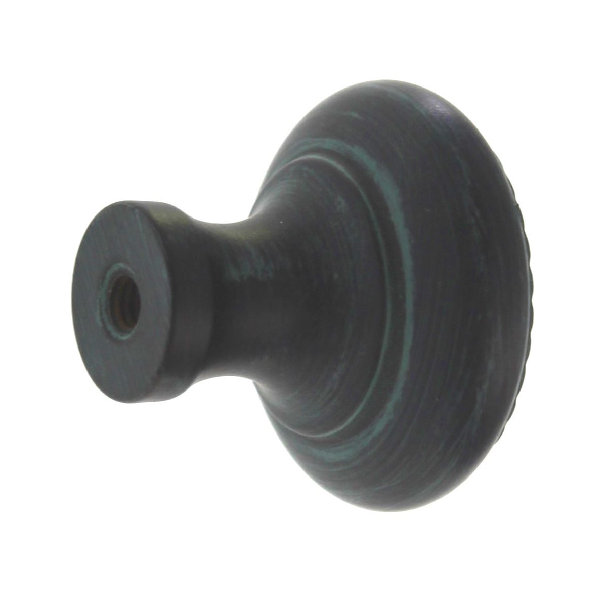 Cliffside Solid Brass 1 1/4" Rope Suite Cabinet Knob Verde Antique B674-31-VER