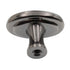 Cliffside Rope Suite 1 1/4" Oval Cabinet Knob Black Nickel Solid Brass B711-BNB