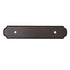 Jeffrey Alexander Rhodes Rope 96 mm Pull Backplate Oil-Rubbed Bronze B812