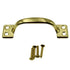 Warwick Polished Brass 4 1/4"cc Window Bar Sash Lift Handle Pull BH2018PB