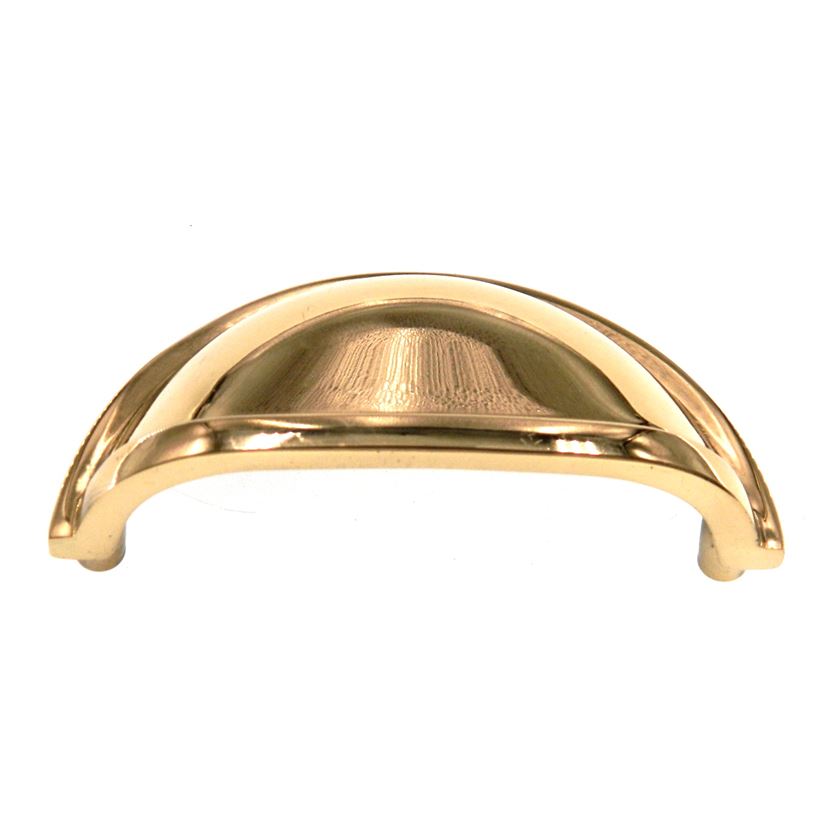 Belwith Keeler Betsy Ross Solid Brass 3" Ctr Drawer Cup Pull Handle BK1