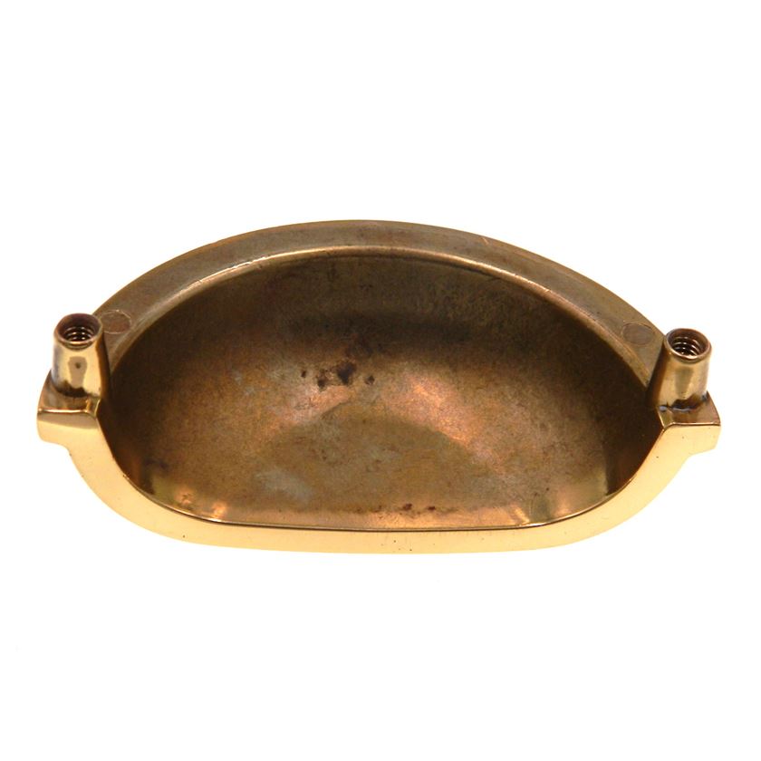 Belwith Keeler Betsy Ross Solid Brass 3" Ctr Drawer Cup Pull Handle BK1