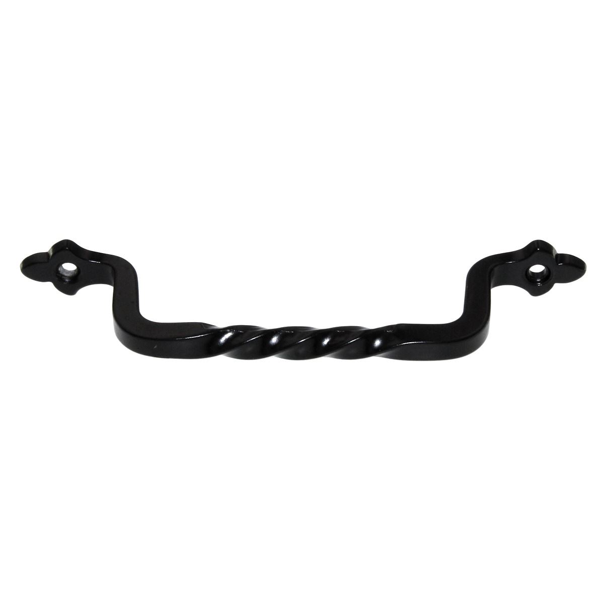 Richelieu Country Style 4 1/8" (105mm) Ctr Pull Twist Black BP1180490