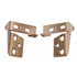 Amerock Cabinet Overlay Pivot Pin Hinges Brass Top and Bottom BP1238-40