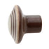 Amerock Ceramic 1 3/8" Ringed Cabinet Knob Distressed Cream BP1325-DW