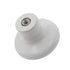 Amerock Colour Washed Ceramics 1 3/8" White Ceramic Ringed Cabinet Knob Pull BP1325-W