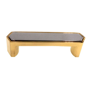 Amerock Allison Polished Brass Polished Chrome Flat-top 3" Solid Brass Arch Cabinet Handle Pull BP1438-326