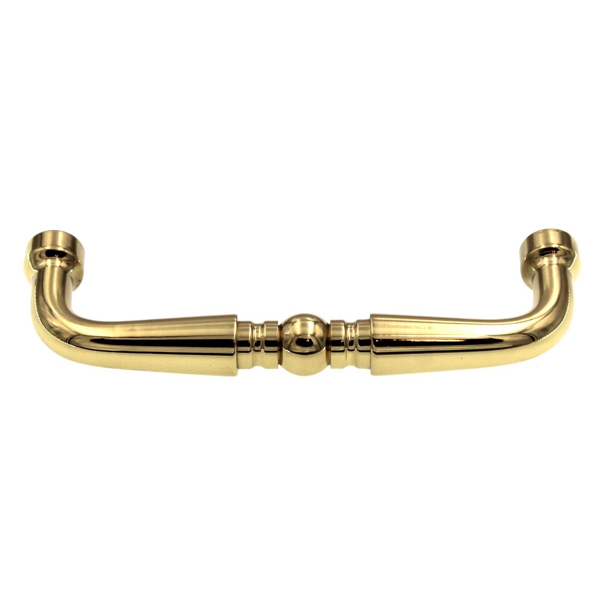 Amerock BP1450-3 Polished Brass 3"cc Solid Brass Cabinet Arch Pull Allison