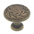 Amerock Inspirations BP1581-R2 Weathered Brass 1 1/4" Leaf Cabinet Knob Pull