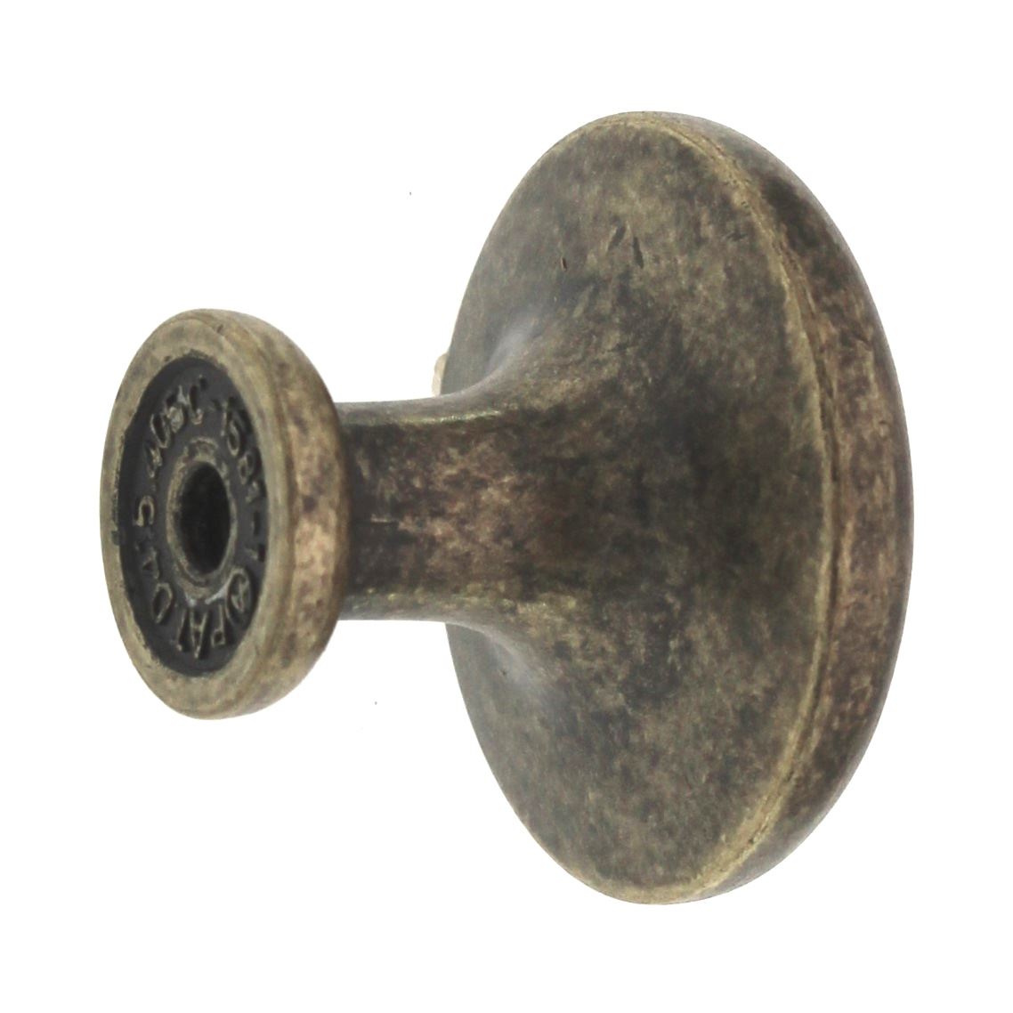 Amerock Inspirations BP1581-R2 Weathered Brass 1 1/4" Leaf Cabinet Knob Pull