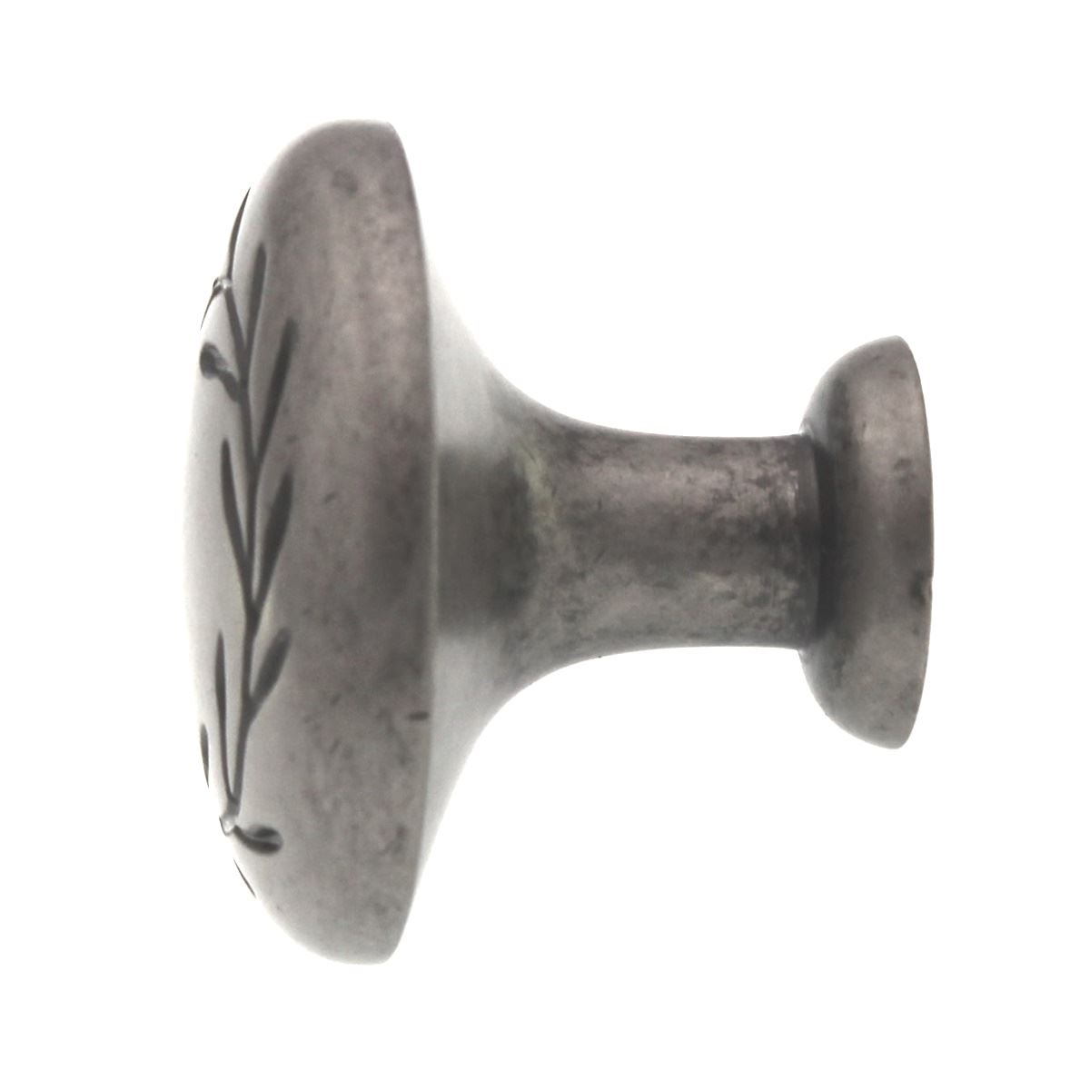 BP1581-WN Weathered Nickel 1 1/4" Leaf Cabinet Knob Pull Amerock Inspirations