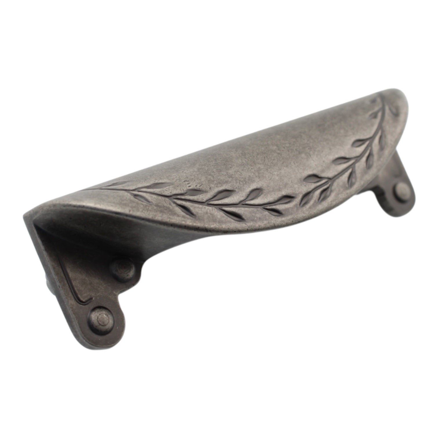 Amerock Nature's Splendor Weathered Nickel 3" Ctr. Drawer Cup Pull BP1582-WN
