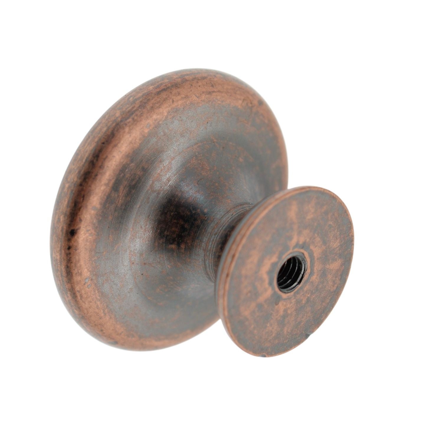 BP1586-WC Weathered Copper 1 3/8" Rings Cabinet Knob Pull Amerock Inspirations