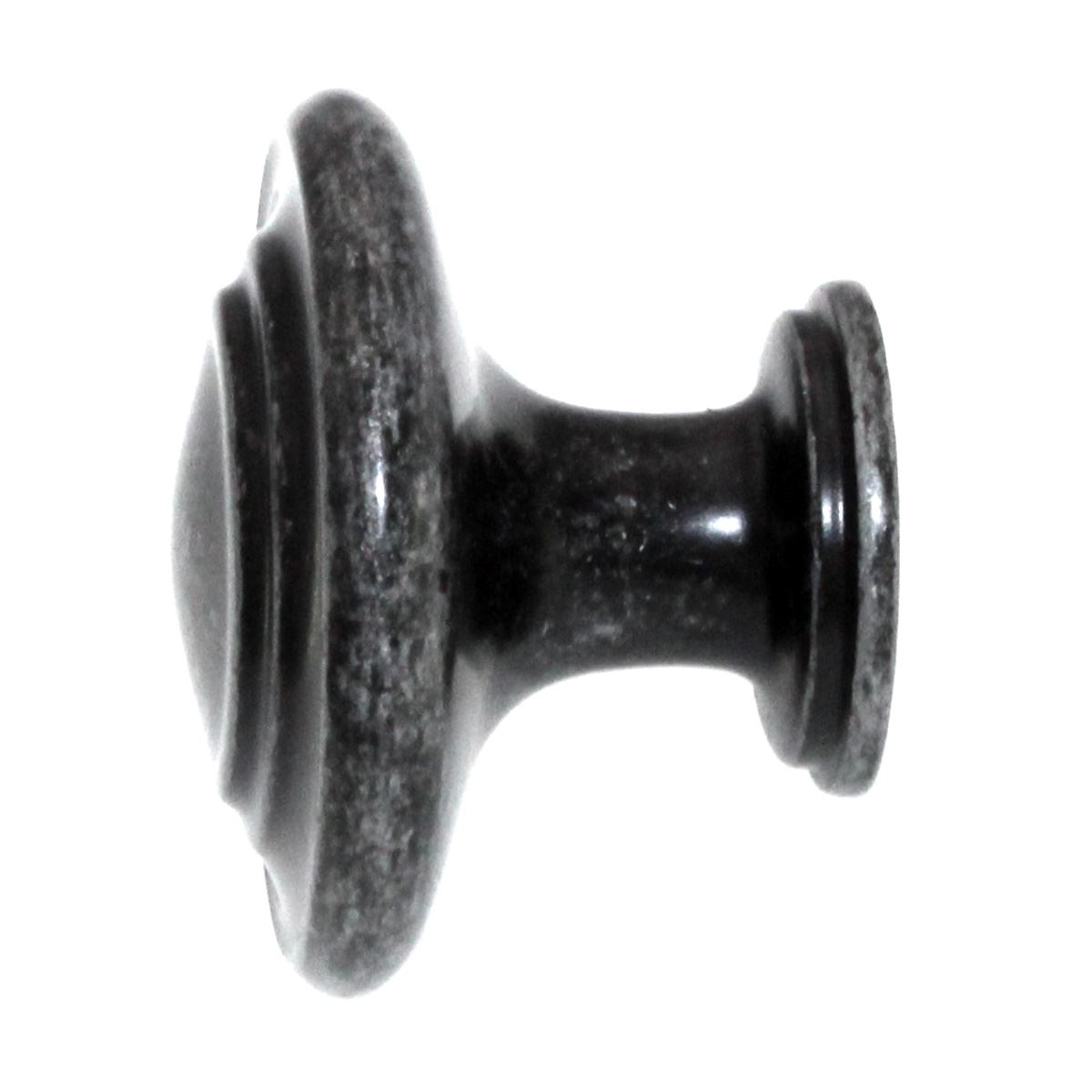 Amerock Inspirations BP1586-WID Wrought Iron Dark 1 3/8" Ringed Cabinet Knob Pull