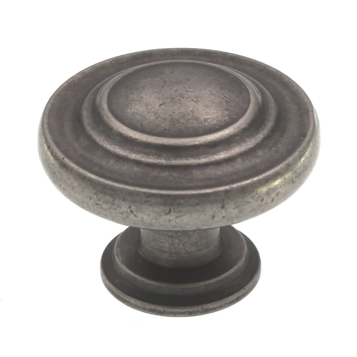 Amerock Inspirations BP1586-WN Weathered Nickel 1 3/8" Ringed Cabinet Knob Pull