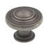 10 Pack Amerock Inspirations 1 3/8" Ringed Knob Weathered Nickel BP1586-WN