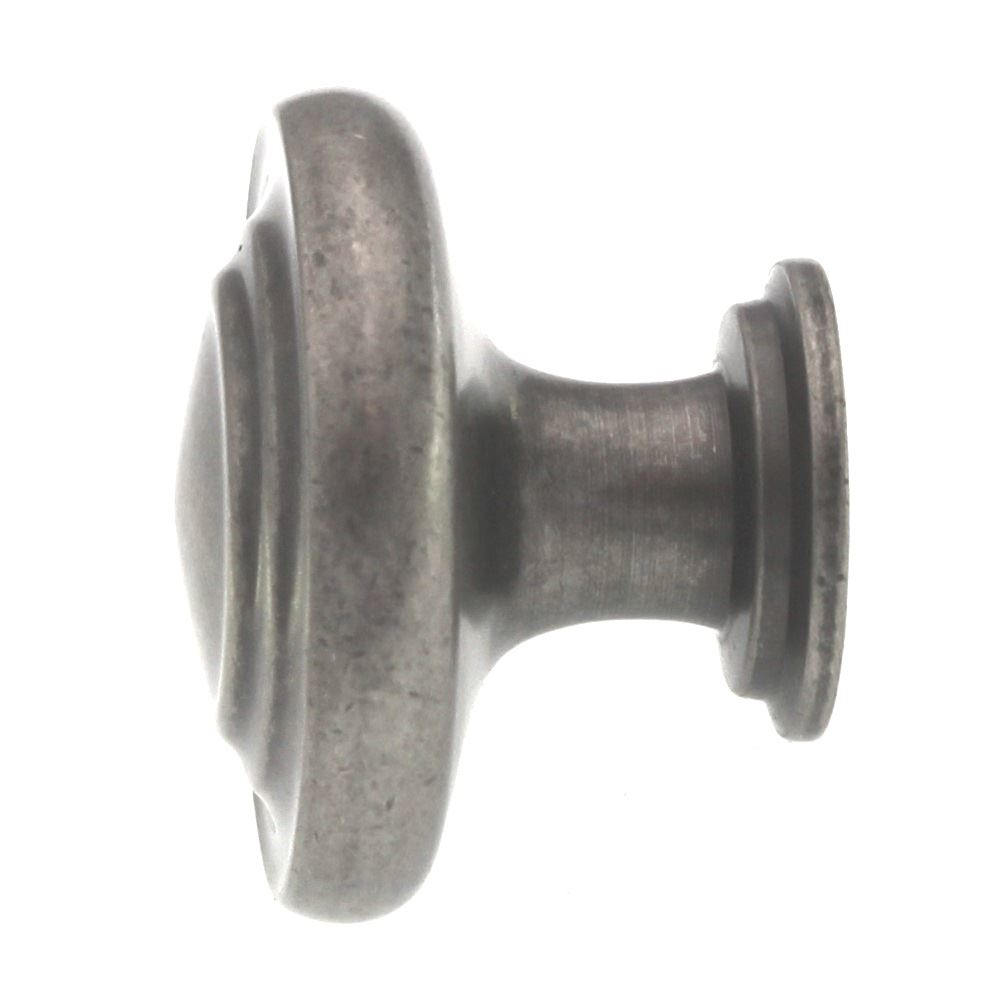 10 Pack Amerock Inspirations 1 3/8" Ringed Knob Weathered Nickel BP1586-WN