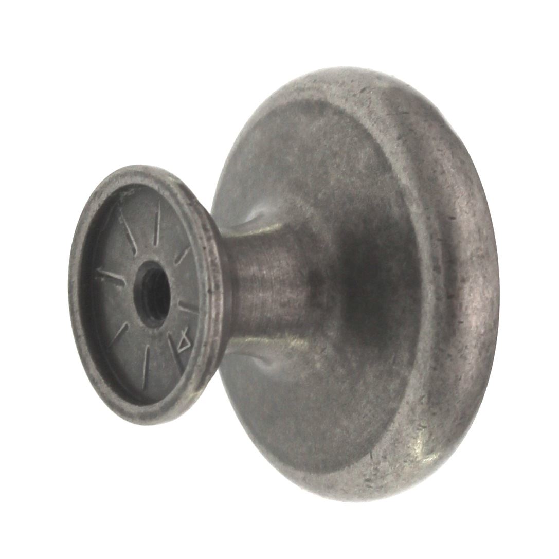 10 Pack Amerock Inspirations 1 3/8" Ringed Knob Weathered Nickel BP1586-WN