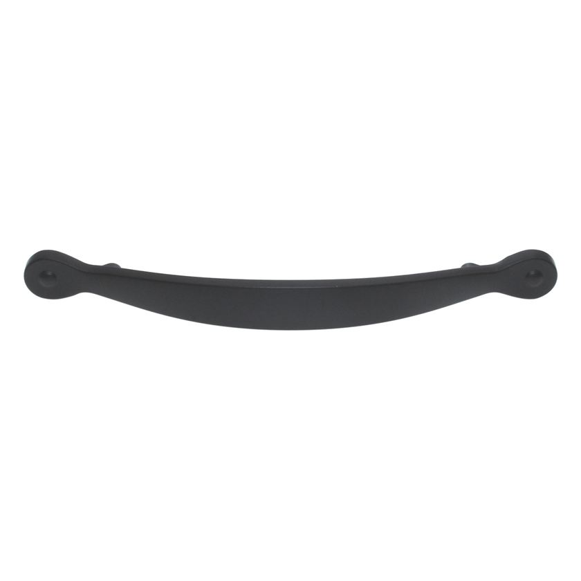 Amerock Inspirations 5 1/16" (128mm) Ctr Cabinet Arch Pull Flat Black BP1588FB