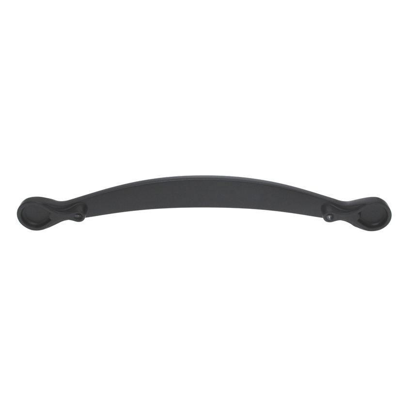 Amerock Inspirations 5 1/16" (128mm) Ctr Cabinet Arch Pull Flat Black BP1588FB