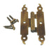 Pair of Amerock Antique English Cabinet "H" Hinges Flush Surface Mount BP1670AE