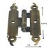 Pair of Amerock Antique English Cabinet "H" Hinges Flush Surface Mount BP1670AE