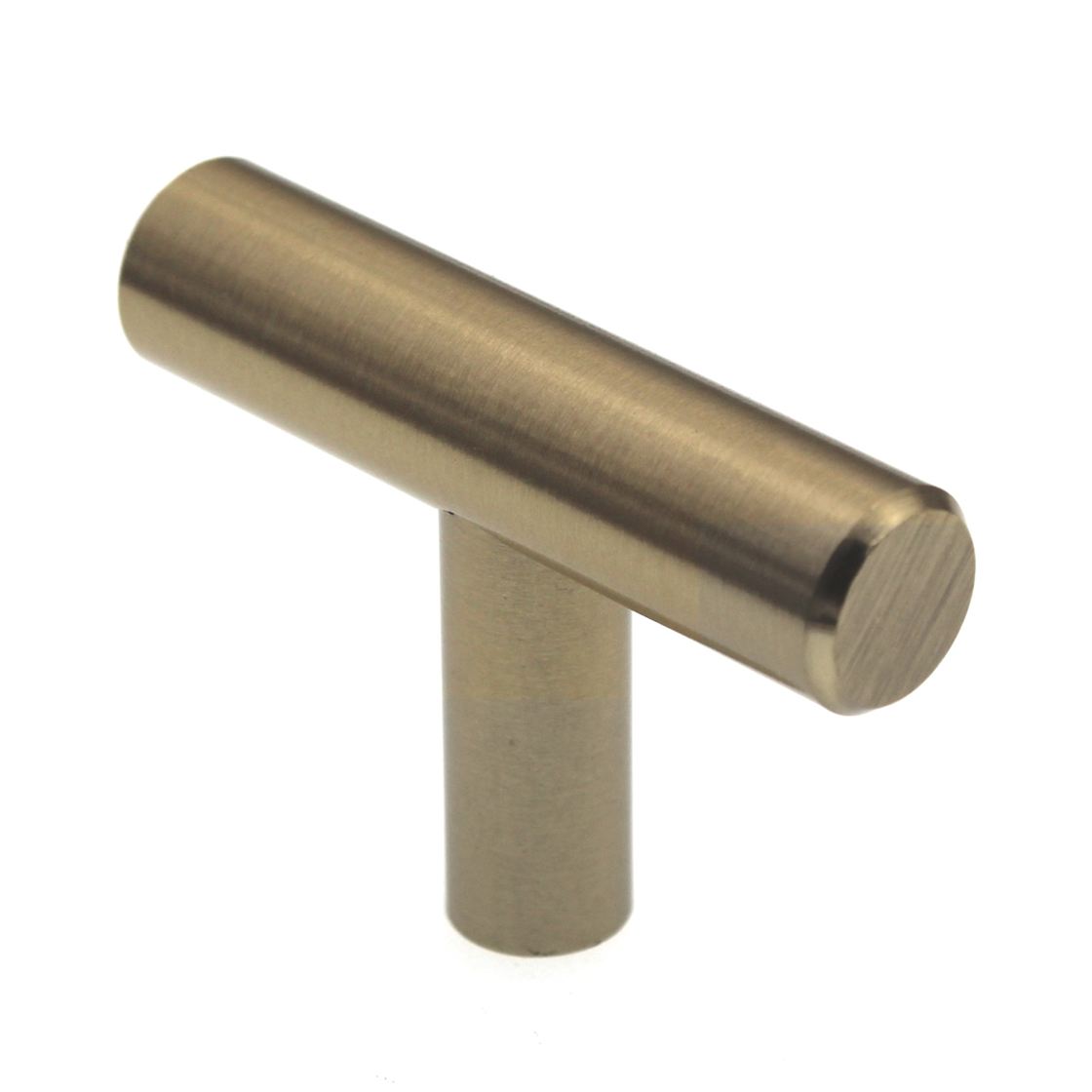 Amerock Bar Pulls 1 15/16" T Bar Cabinet Knob Golden Champagne BP19009BBZ