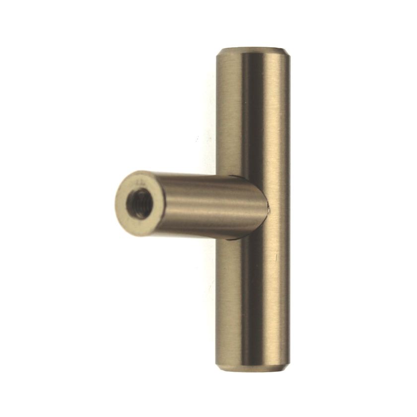 Amerock Bar Pulls 1 15/16" T Bar Cabinet Knob Golden Champagne BP19009BBZ