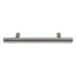 Amerock Bar Pulls 3 3/4" (96mm) Ctr Cabinet Bar Pull Sterling Nickel BP19011CSG9