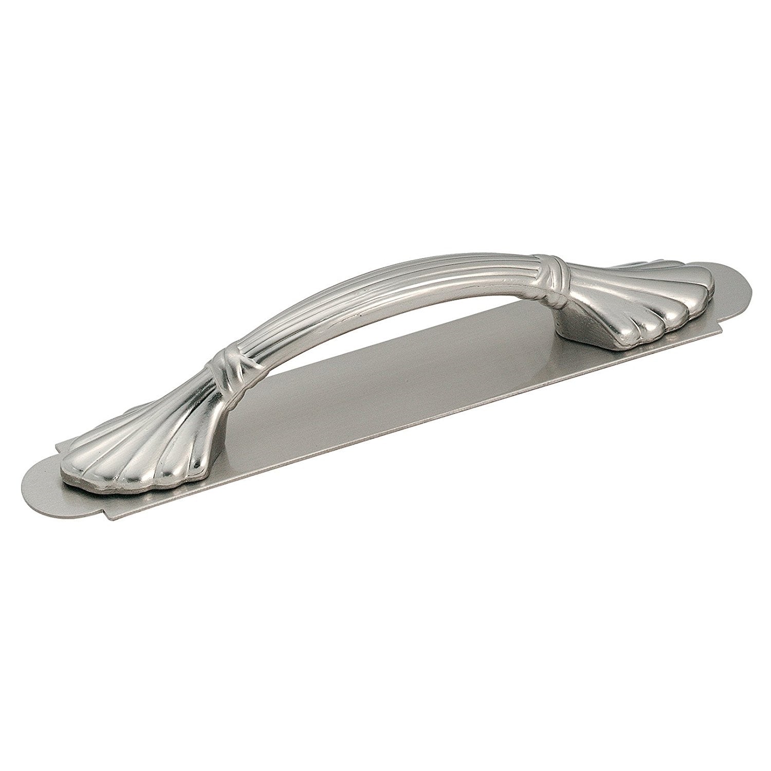 Amerock BP19208-G10 Satin Nickel Rectangle 3"cc Cabinet Handle Pull Backplate