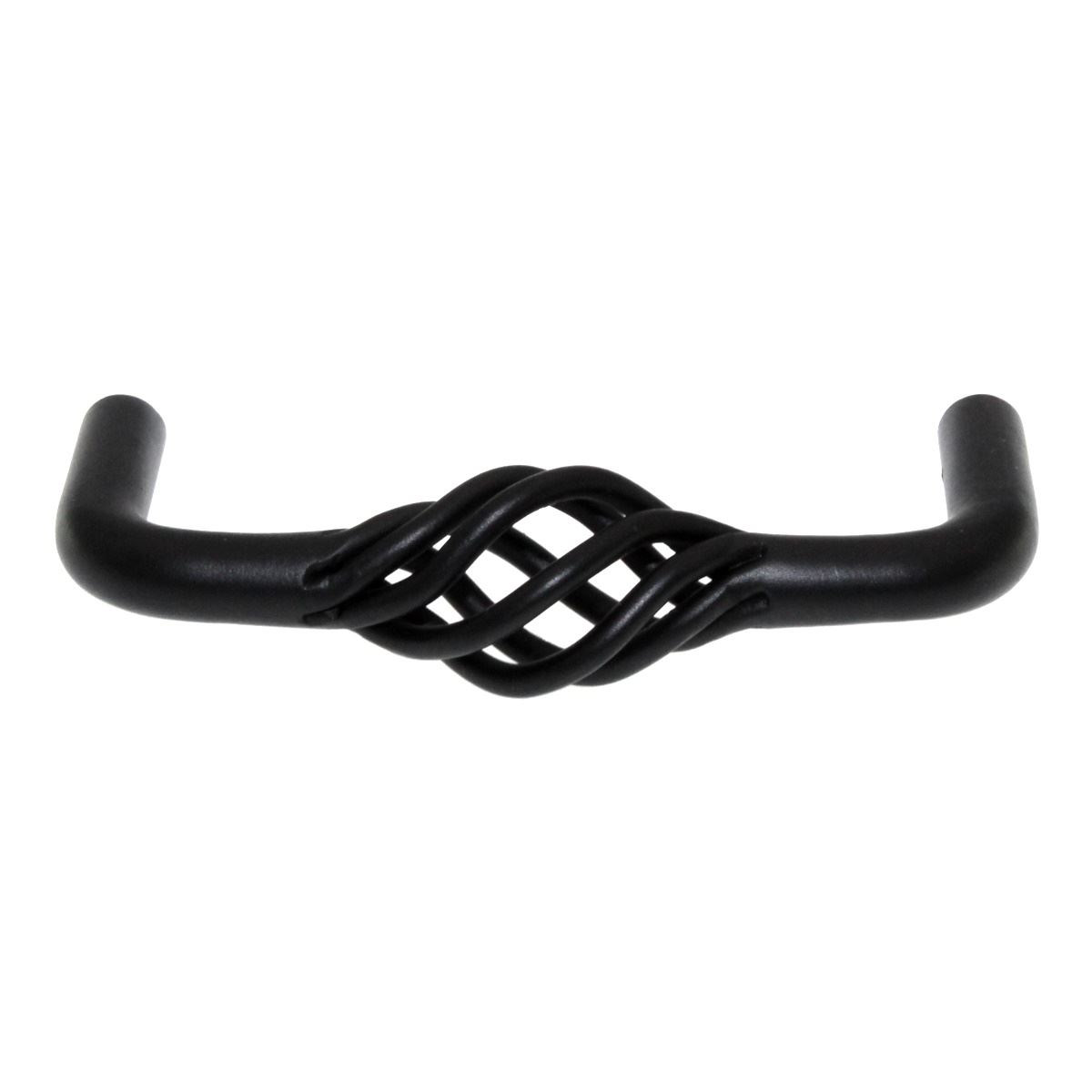 Amerock Village Classics Flat Black 3 inch CTC Cabinet Birdcage Pull BP19322FB